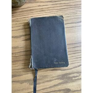 Vintage 1950s Holy Bible King James Red LetterSoft Bound French Moroccan Leather